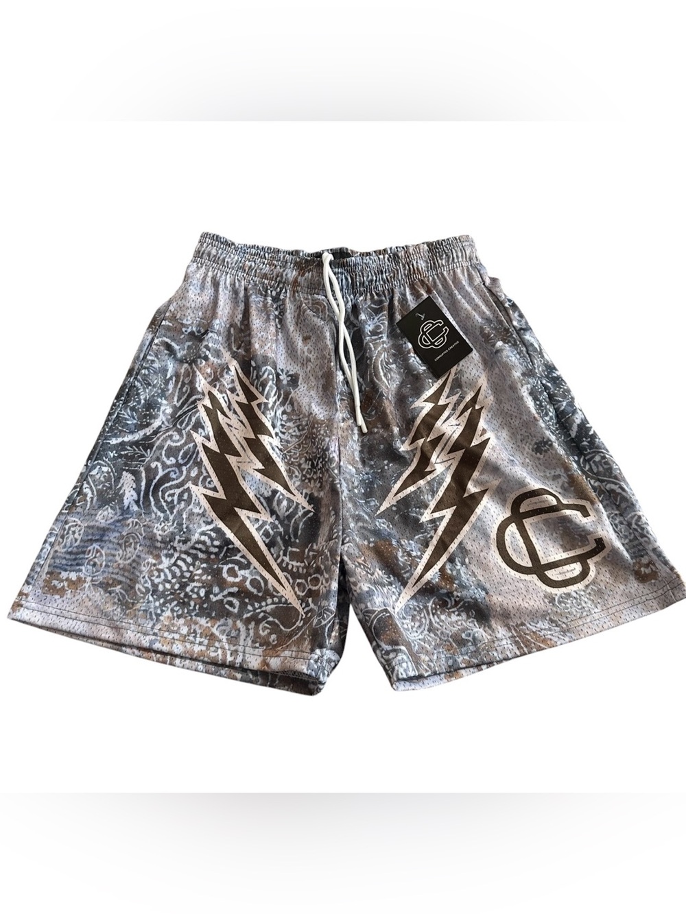 Corrupted Creative Capsule One Mesh Athletic Shorts Lightning Mens XL